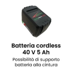 ACTIVE 40V 5Ah cordless battery with belt clip option | NewgardenParts.com