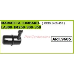 Marmitta LOMBARDINI per motocoltivatore motozappa LA300 IM250 300 350 9605 | NewgardenParts.com