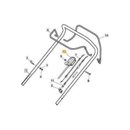 ACCELERATORE CAPRO DM 50/55 GGP196 ORIGINALE STIGA - 181005507/0 | NewgardenParts.com