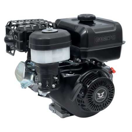 Motor gasolina completo ZONSEN GB270 de 270 cc para motocultor con eje horizontal de 23 mm | NewgardenParts.com