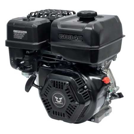 Motore a scoppio completo motozappa ZONSEN GB340 338cc albero orizzontale 1''