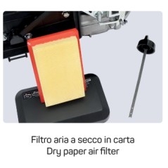 ZONSEN XP225 224cc Komplett-Benzinmotor für Motorhacke, vertikaler Schaft 22x60 | NewgardenParts.com