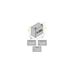 12V 18AH verschlossene Rasentraktor-Starterbatterie rechter Pluspol