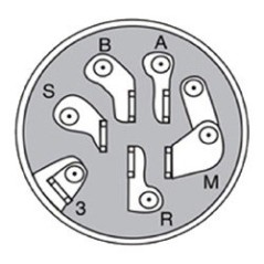 6-PIN-SCHLÜSSELBLOCK AD.AKO 2509932S AG0214024 Kompatibel mit KOHLER