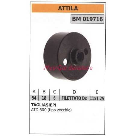 Clutch bell ATTILA hedge trimmer ATD 600 old type 019716 | NewgardenParts.com
