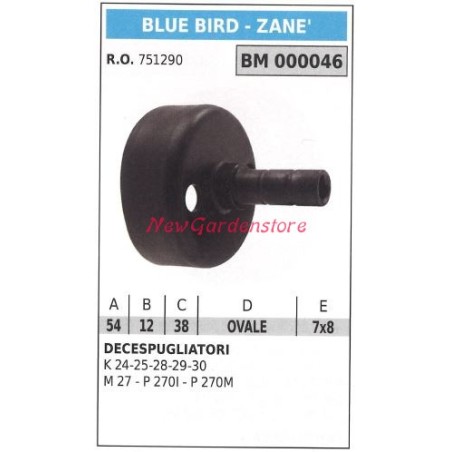 Campana frizione BLUE BIRD decespugliatore K 24 25 28 29 30 M 27 000046 | NewgardenParts.com