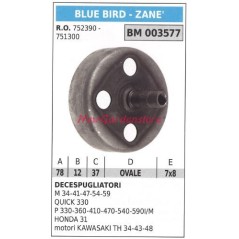 Campana frizione BLUE BIRD decespugliatore M 34 41 47 54 59 003577 | NewgardenParts.com