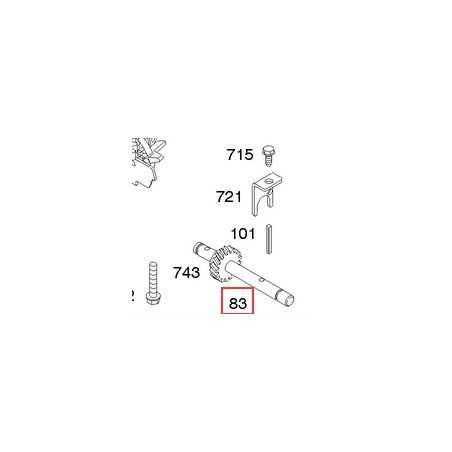Eje de transmisión del motor original BRIGGS & STRATTON 690521 | NewgardenParts.com