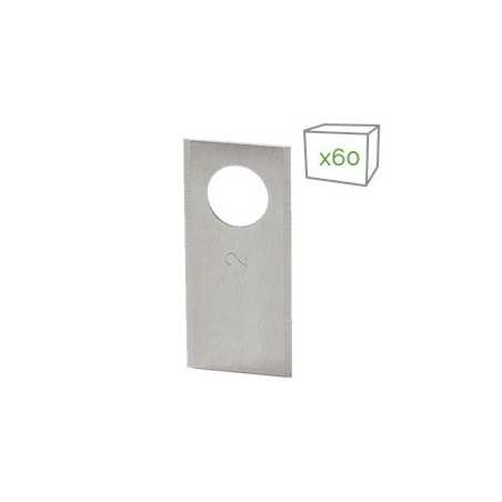 Kit of 60 stainless steel blades and screws for HONDA Mimo robot lawnmower compatible with 72511-VP7-C50 | NewgardenParts.com
