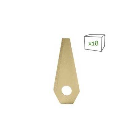 CONF. 18PZ LAMA ADAT. BOSCH IN ACCIAIO INOX RIVESTITO IN TITANIO AG6502118 Compatibile BOSCH | NewgardenParts.com