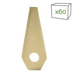 CONF. 60PZ LAMA ADAT. BOSCH IN ACCIAIO INOX RIVESTITO IN TITANIO AG6502160 Compatibile BOSCH | NewgardenParts.com