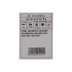 MINI BARRA DE PODADORA DE 12" 1/4" 1.1MM PARA 64 MALLAS AG411224041 Compatible | NewgardenParts.com
