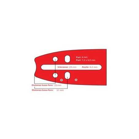 MINI PRUNER BAR 12" 1/4" 1.1MM FOR 64 MESHES AG411224099 Compatible | NewgardenParts.com