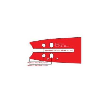 MINI BARRA PODADORA 14" 1/4" 1.1MM PARA 72 MALLAS AG411424099 Compatible | NewgardenParts.com