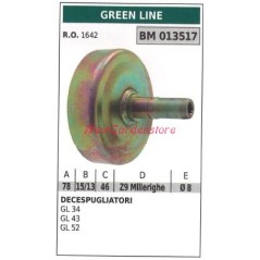Clutch housing GREEN LINE brushcutter GL 34 43 52 013517 | NewgardenParts.com