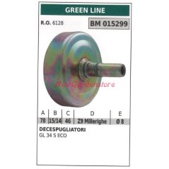 Carter d'embrayage GREEN LINE débroussailleuse GL 34 S ECO 015299 | NewgardenParts.com