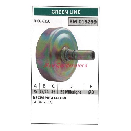 Campana frizione GREEN LINE decespugliatore GL 34 S ECO 015299 | NewgardenParts.com