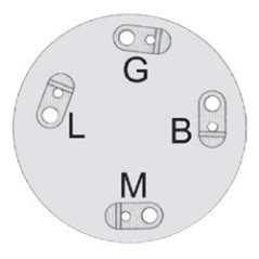 CERRADURA DE LLAVE 4 POLOS 4 POSICIONES AG0214003 Compatible