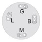 BLOCCH. CHIAVE 4 POLI 4 POSIZIONI AG0214003 Compatibile