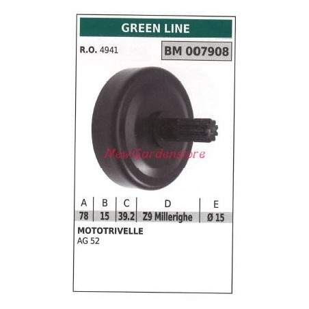 Campana frizione GREEN LINE mototrivella AG 52 007908 | NewgardenParts.com