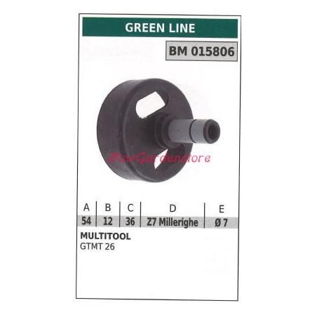 Campana frizione GREEN LINE multitool GTMT 26 015806 | NewgardenParts.com