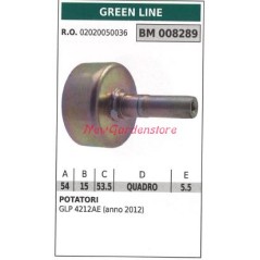 Campana frizione GREEN LINE potatore GLP 4212AE anno 2012 008289 | NewgardenParts.com