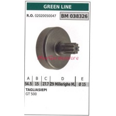 Clutch bell GREEN LINE hedge trimmer GT 500 038326 | NewgardenParts.com
