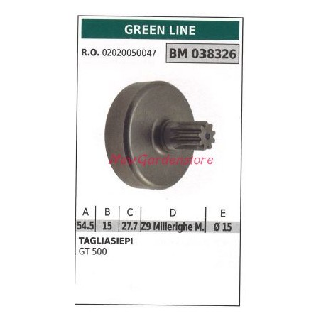 Campana frizione GREEN LINE tagliasiepe GT 500 038326 | NewgardenParts.com