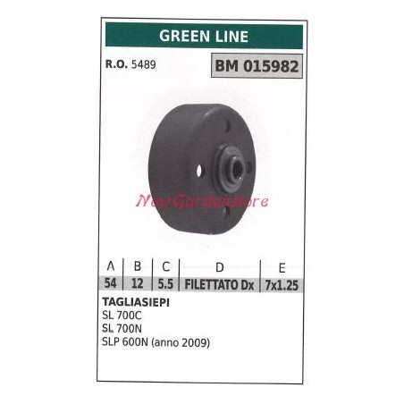 Campana frizione GREEN LINE tagliasiepe SL 700C 700N SLP 600N 015982 | NewgardenParts.com