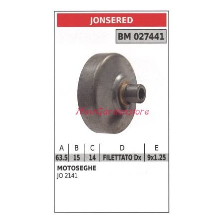 Campana frizione JONSERED motosega JO 2141 027441 | NewgardenParts.com