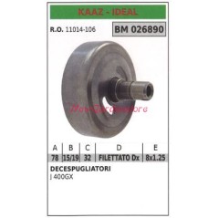 Clutch bell KAAZ brushcutter J 400GX 026890 | NewgardenParts.com