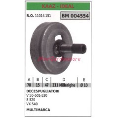 Campana de embrague Desbrozadora KAAZ V 50 501 520 S 520 VX 540 004554 | NewgardenParts.com
