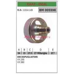 Embrague Campana Desbrozadora KAAZ VX 230 260 005598 | NewgardenParts.com
