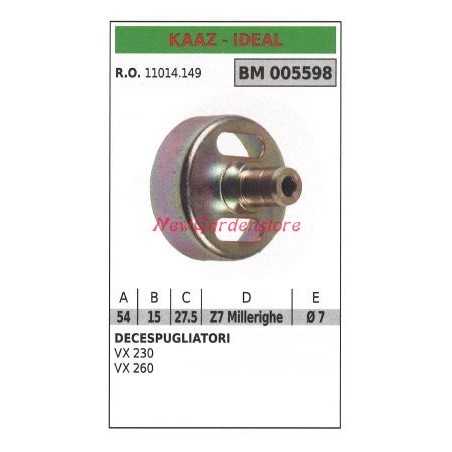 Embrague Campana Desbrozadora KAAZ VX 230 260 005598 | NewgardenParts.com