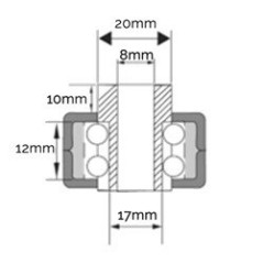INSERTO DE POLEA AG2040001 Compatible | NewgardenParts.com