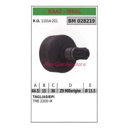 KAAZ clutch bell for hedge trimmer TM 2200-M 028219 | NewgardenParts.com