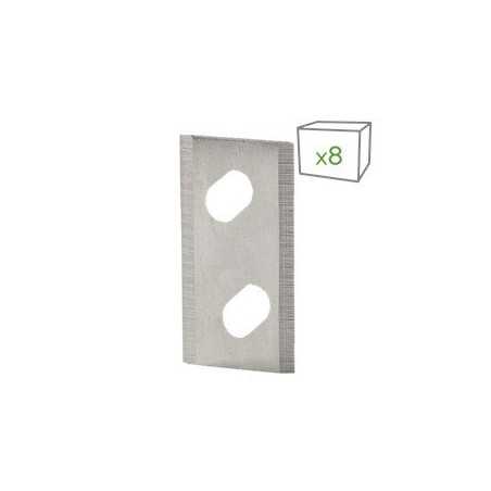 Kit of 8 stainless steel blades and screws for CUBCADET MTD robot lawnmower compatible 1111M61008 | NewgardenParts.com