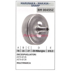 Campana frizione MARUNAKA decespugliatore asta Ø 26 28 mm 004552 | NewgardenParts.com