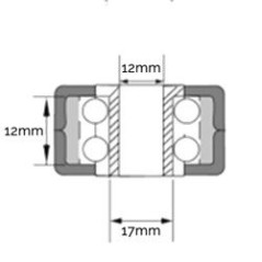 REDUCTOR DE POLEA ORIFICIO 17MM AG2040011 Compatible | NewgardenParts.com