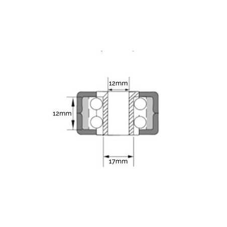 REDUCTOR DE POLEA ORIFICIO 17MM AG2040011 Compatible | NewgardenParts.com