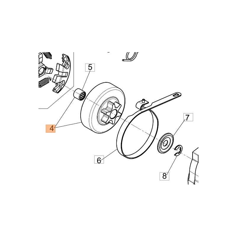 GST360 chainsaw clutch bell 50270014R OLEOMAC