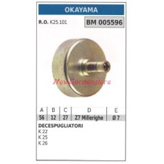 Clutch bell OKAYAMA brushcutter K 22 25 26 005596 | NewgardenParts.com