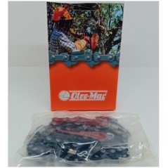Cadena de motosierra original OLEOMAC GST250, 58 eslabones, paso 1,3 x 0,050" | NewgardenParts.com