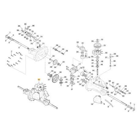 Transmisión LXHT20 para el cortacésped original STIGA 1328H COMBI372 | NewgardenParts.com