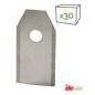 Lames en acier inoxydable (30 pièces) pour tondeuses robots compatibles avec HUSQVARNA 577864603
