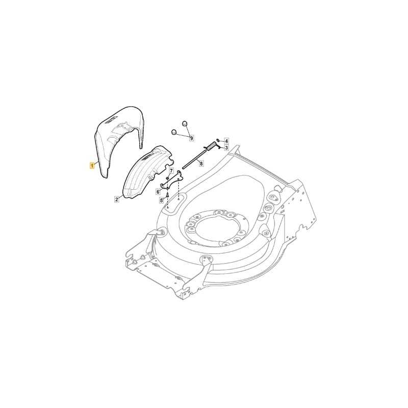 Convoyeur d'origine pour tondeuse Stiga AL653SBQ AL648SBQ AL648VQ 322108315/0