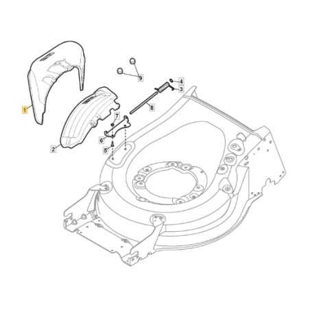 Original Stiga lawnmower conveyor AL653SBQ AL648SBQ AL648VQ 322108315/0 | NewgardenParts.com