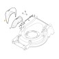 Convoyeur d'origine pour tondeuse Stiga AL653SBQ AL648SBQ AL648VQ 322108315/0