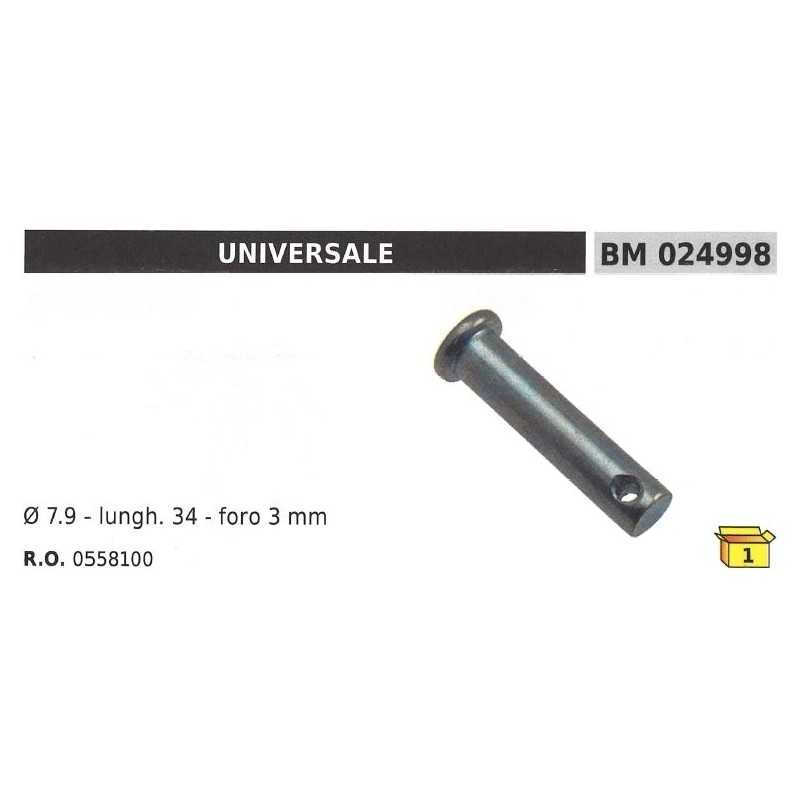 Sicherheitsstift Ø 7,9mm L 34mm Bohrung 3mm UNIVERSAL 0558100