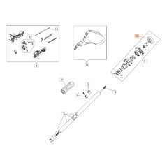 Campana frizione ORIGINALE OLEOMAC decespugliatore potatore PPH 250 BF000035R | NewgardenParts.com